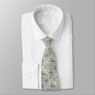Cravate Vins papillons/Floral Moderne