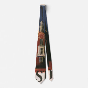 Cravate Vintage Boston, Massachusetts Départ de Paul Rever