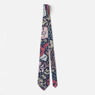 Cravate Vintage motif floral, William Morris
