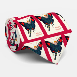 Cravate Vintage papillon dame Valentine
