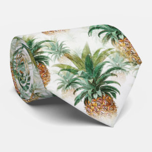 Cravate Vintage Victorian Pineapple Pattern