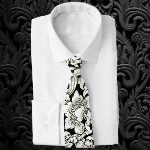 Cravate Vintage William Morris Motif de textiles décoratif