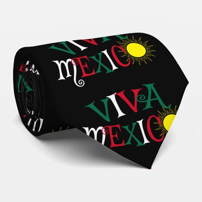 Cravate Viva Mexico (Roulé)
