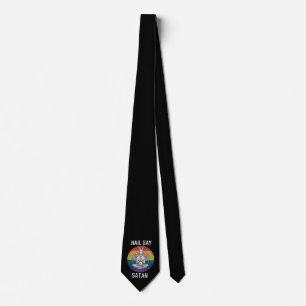 Cravate Vive Gay Satan Drôle Gothique Gothique Chèvre LGBT