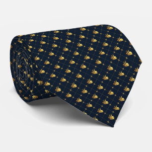 Cravate Voilier Gold