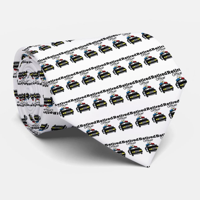 Cravate Voiture du policier (Roulé)