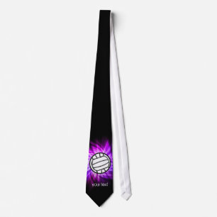 Cravate Volleyball pourpre