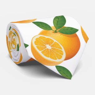 Cravate Voulez à un jus d'orange délicieux ? Jaune