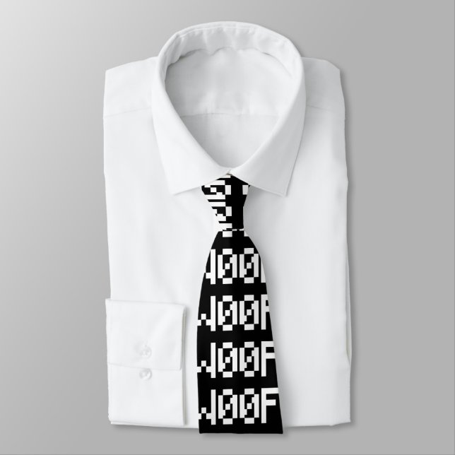 Cravate W00F [Sons animaux de léopards] (Attaché)
