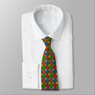 Cravate Wagara - Shippo multicolore