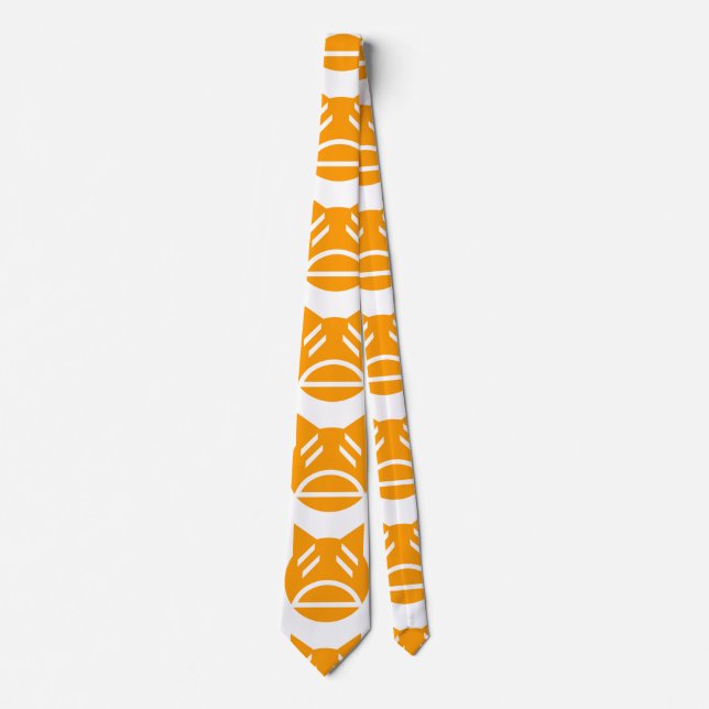 Cravate Weary Emoji Cat (Devant)