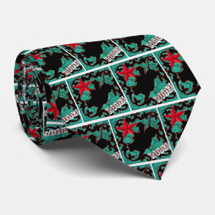 Cravate Western Rodeo Cowboy Bull Riding Necktie