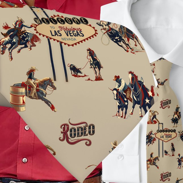Cravate Western Rodeo Events Las Vegas Cowboys Cowboys Cow (Western Rodeo Events Cowboy Cowgirls Las Vegas Rodeo NFR)