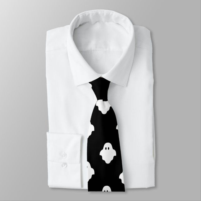 Cravate White Outline (Attaché)
