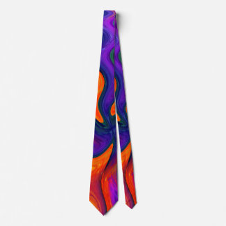 Cravate Wild Thing cool art abstrait moderne