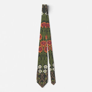 Cravate William Morris Blackthorn Garden Flower Classique