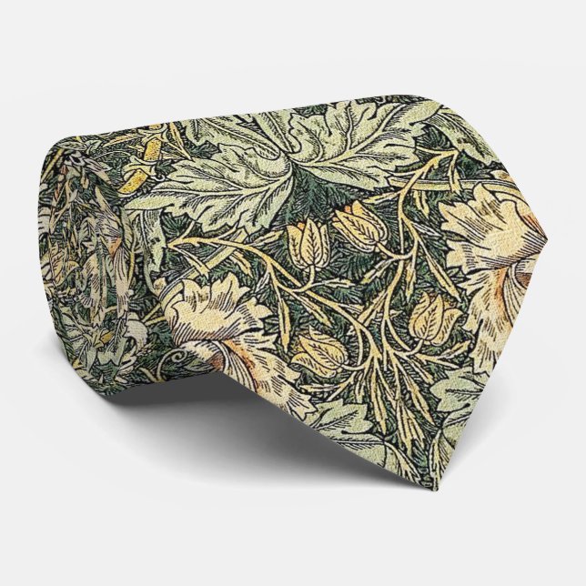 Cravate William Morris Honeysuckle Design (Roulé)