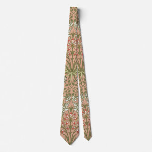 Cravate William Morris Hyacinth Flower Rose Art