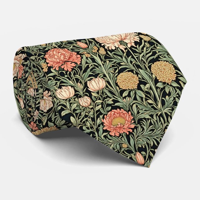 Cravate William Morris Motif (Roulé)