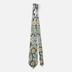 Cravate William Morris Pimpernel Fond d'écran floral