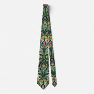 Cravate William Morris Seaweed Floral vintage Art nouveau
