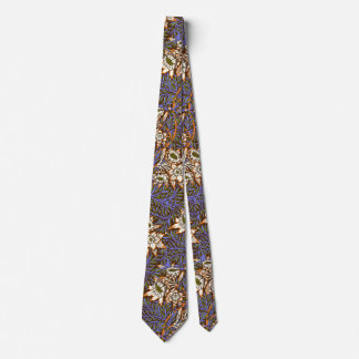 Cravate William Morris Tulip et Willow