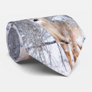 Cravate Winter Wonderland Deer Noël Mens de Noël
