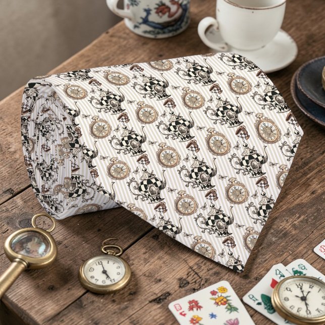 Cravate Wonderland Classic Pattern Necktie Tie (Créateur téléchargé)
