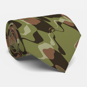 Cravate Woodland de Camouflage