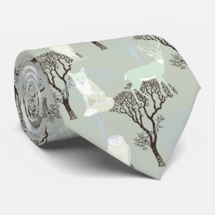 Cravate Woodland Pattern