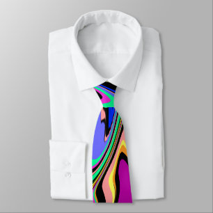 Cravate Wow Couleur brillant Abstrait