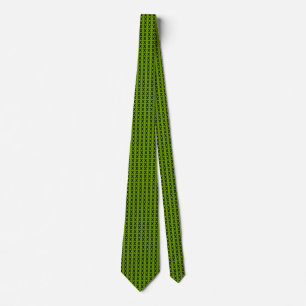 Cravate X Design - Sur Vert