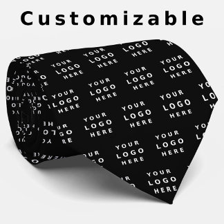 Cravate Your Business Logo Simple Minimalist Promo Black