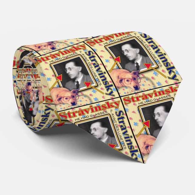 Cravate ZoeSPEAK - Stravinsky (Roulé)