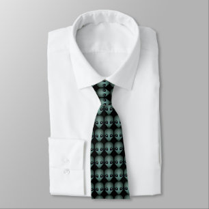 Cravates Aliens Cadeaux Gris Alien Necktie Alien K