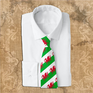 Cravates gallois, mode drapeau gallois, affaires