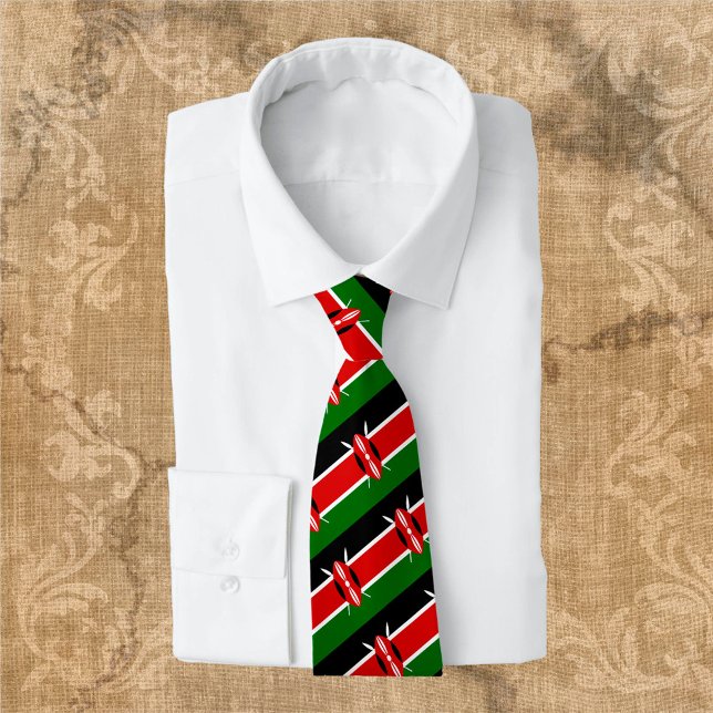Cravates kenyans, mode Drapeau kenyan, affaires (Créateur téléchargé)