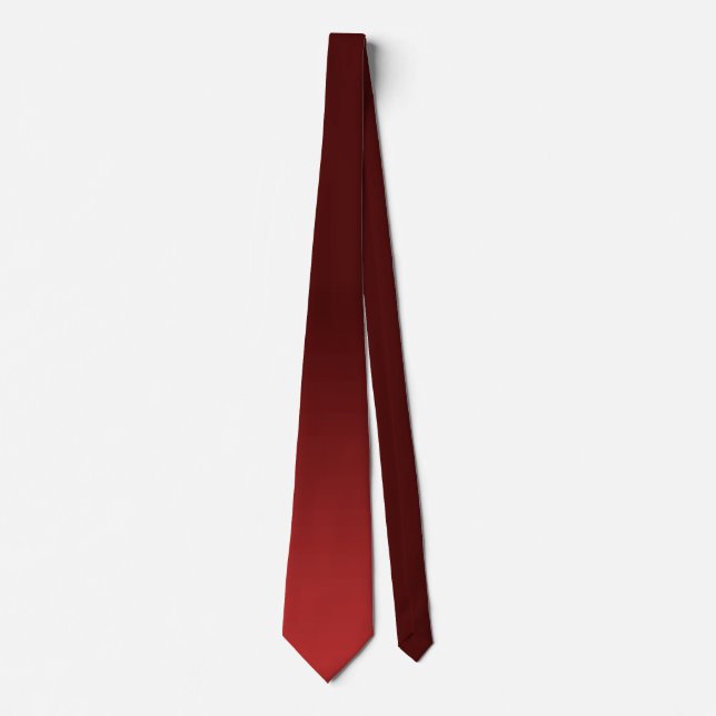 Cravates rouges Simple Lavage rouge Neckties éléga (Devant)