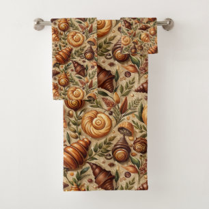 Craving Croissants Bath Towel Set