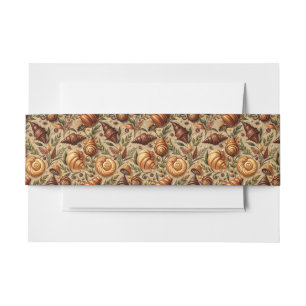 Craving Croissants Invitation Belly Band