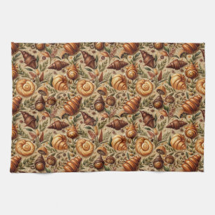 Craving Croissants  Kitchen Towel
