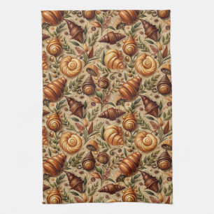 Craving Croissants Kitchen Towel