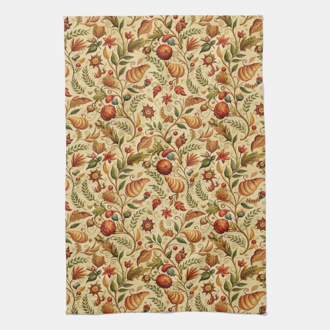 Craving Croissants  Kitchen Towel (Vertical)
