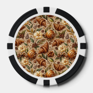 Craving Croissants Poker Chips