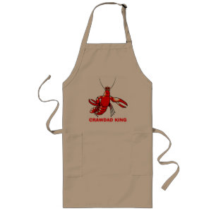Crawdad King Long Apron