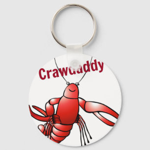 Crawdaddy Red Crayfish Keychain