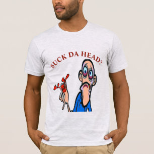 Crawfisg Cartoon, add text Adult Apron T-Shirt