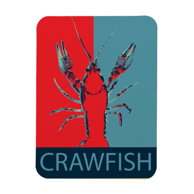 Crawfish B. Crawfish Photo Magnet (Vertical)