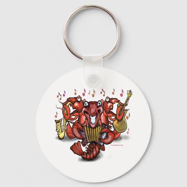 Crawfish Band Keychain (Front)