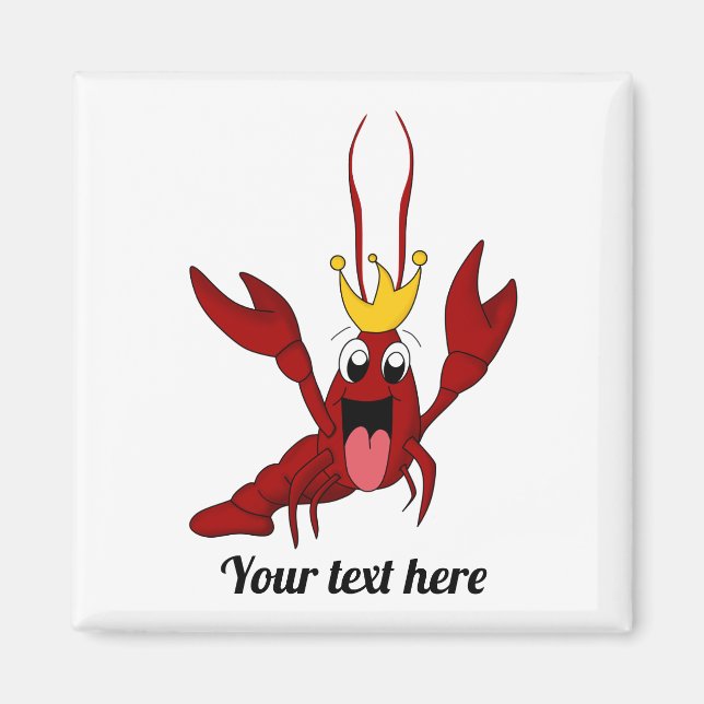 Crawfish Boil Annual Family Reunion Party Magnet (Front)